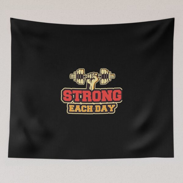 Item preview, Strong Each Day Weight Lifting Power Lifter Gym Classic T-Shirt designed and sold by marshacryjsy7.