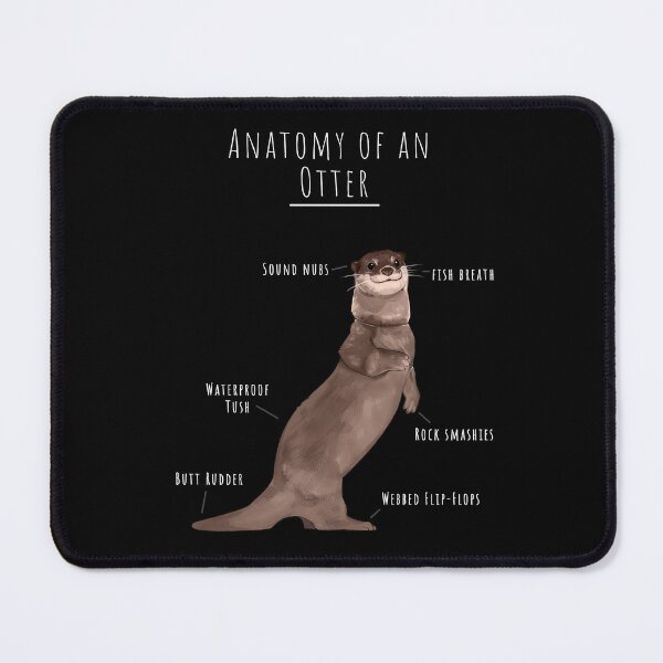Item preview, Otter Anatomy Tshirt, Adorable Otter Gift, Otter Lover, Funny Otter Tee designed and sold by Mossysplashart.