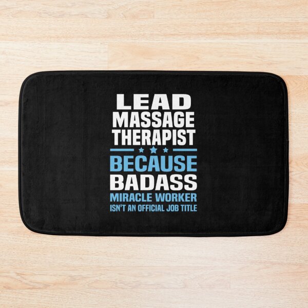 Item preview, Lead Massage Therapist designed and sold by aryagiri.