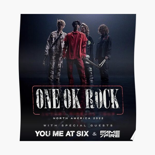 "One Ok Rock North America Tour 2022" Poster for Sale by