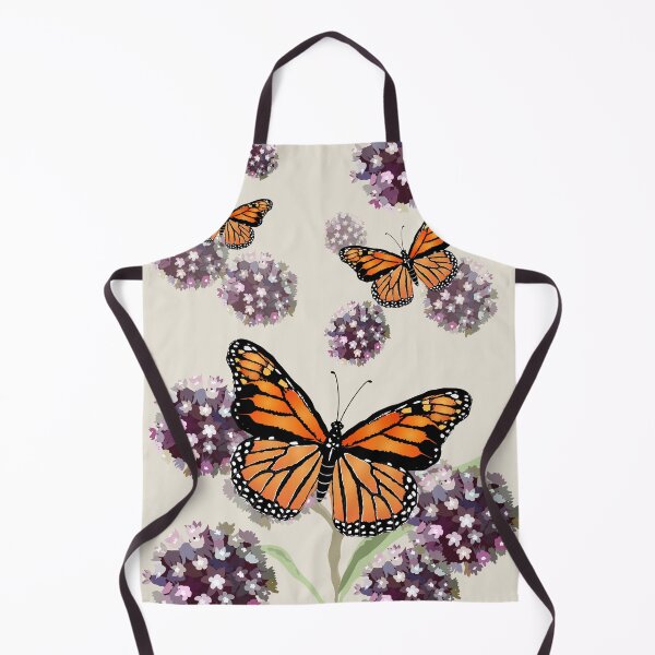 Item preview, Monarch butterfly and milkweed designed and sold by Emi Yañez.