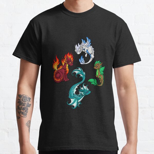 Four Elements - Dragons Classic T-Shirt