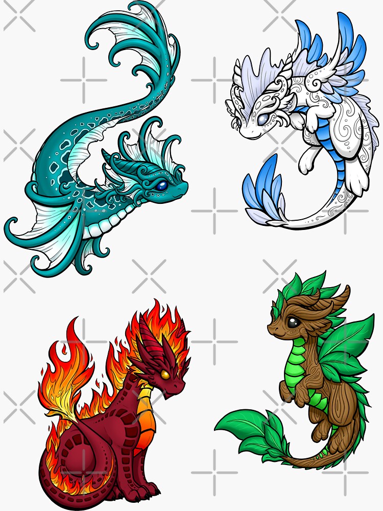 dragon city four element dragons