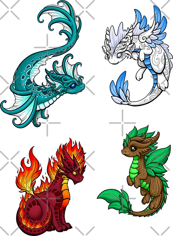 Dragon Legend Mania what dragons have 4 elements