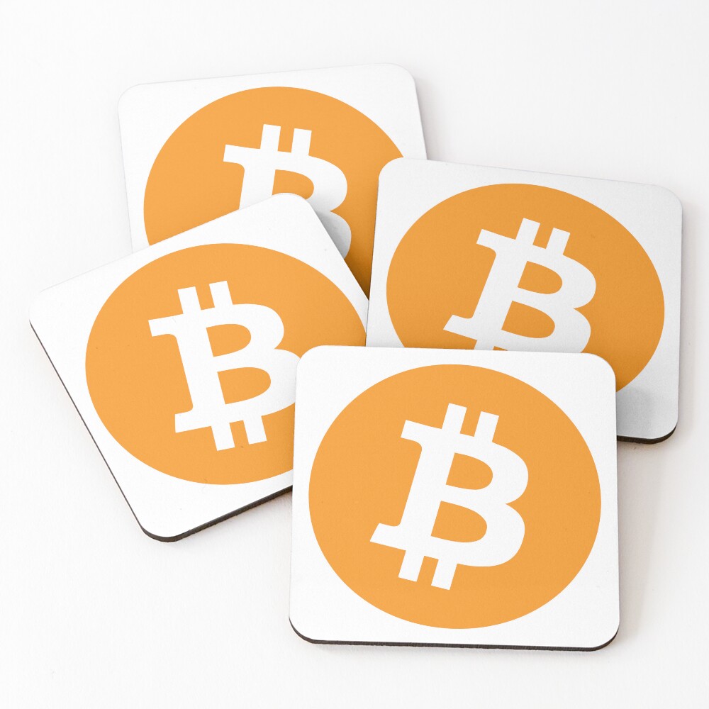 Item preview, Coasters (Set of 4) designed and sold by TheBitcoinStore.
