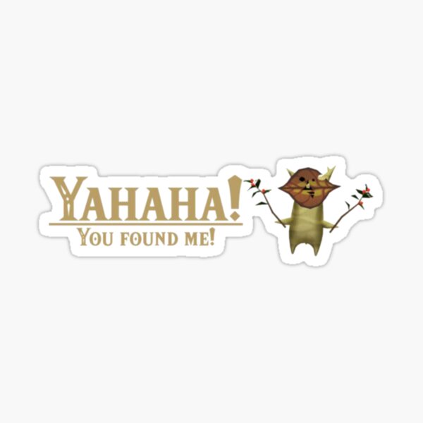 Item preview, Yahaha You found me! - Korok BOTW designed and sold by BetrocaJery.