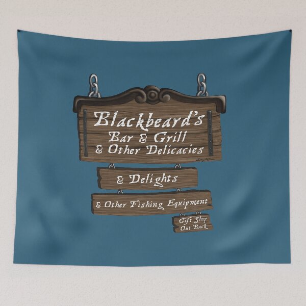 Item preview, Blackbeard’s Bar and Grill Classic  designed and sold by TuaMaxhu.