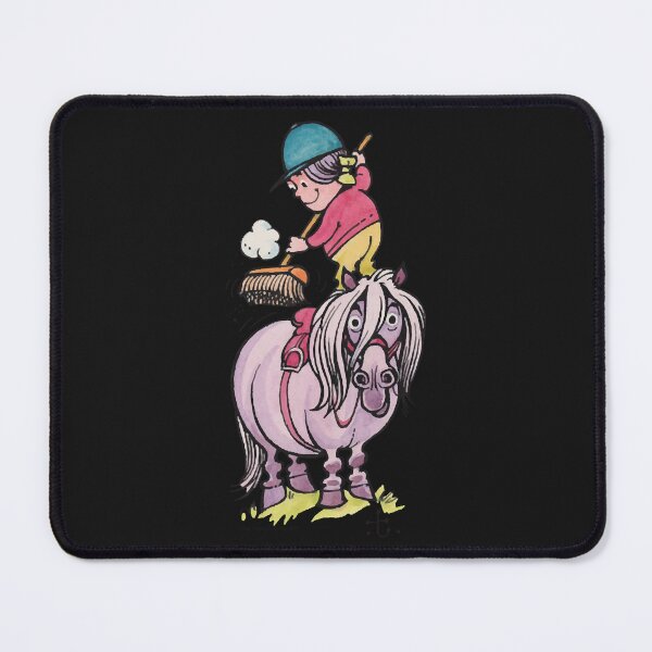 Item preview, Thelwell Rider Cleaning Their Horse designed and sold by TuaMaxhu.