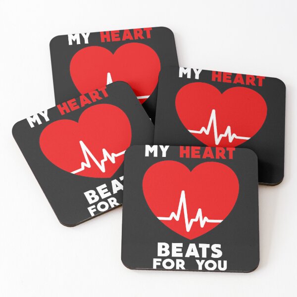 Item preview, Valentines Day My Heart Beats For You Matching Couples  designed and sold by TuaMaxhu.