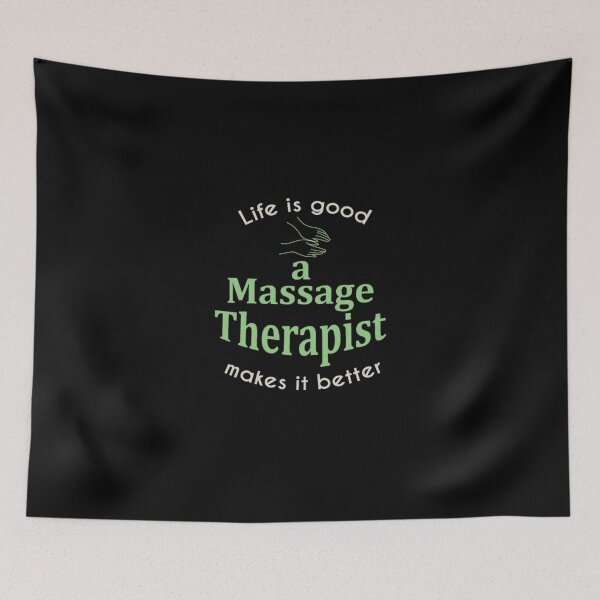 Item preview, Life is great. A massage therapist makes it better  designed and sold by aryagiri.
