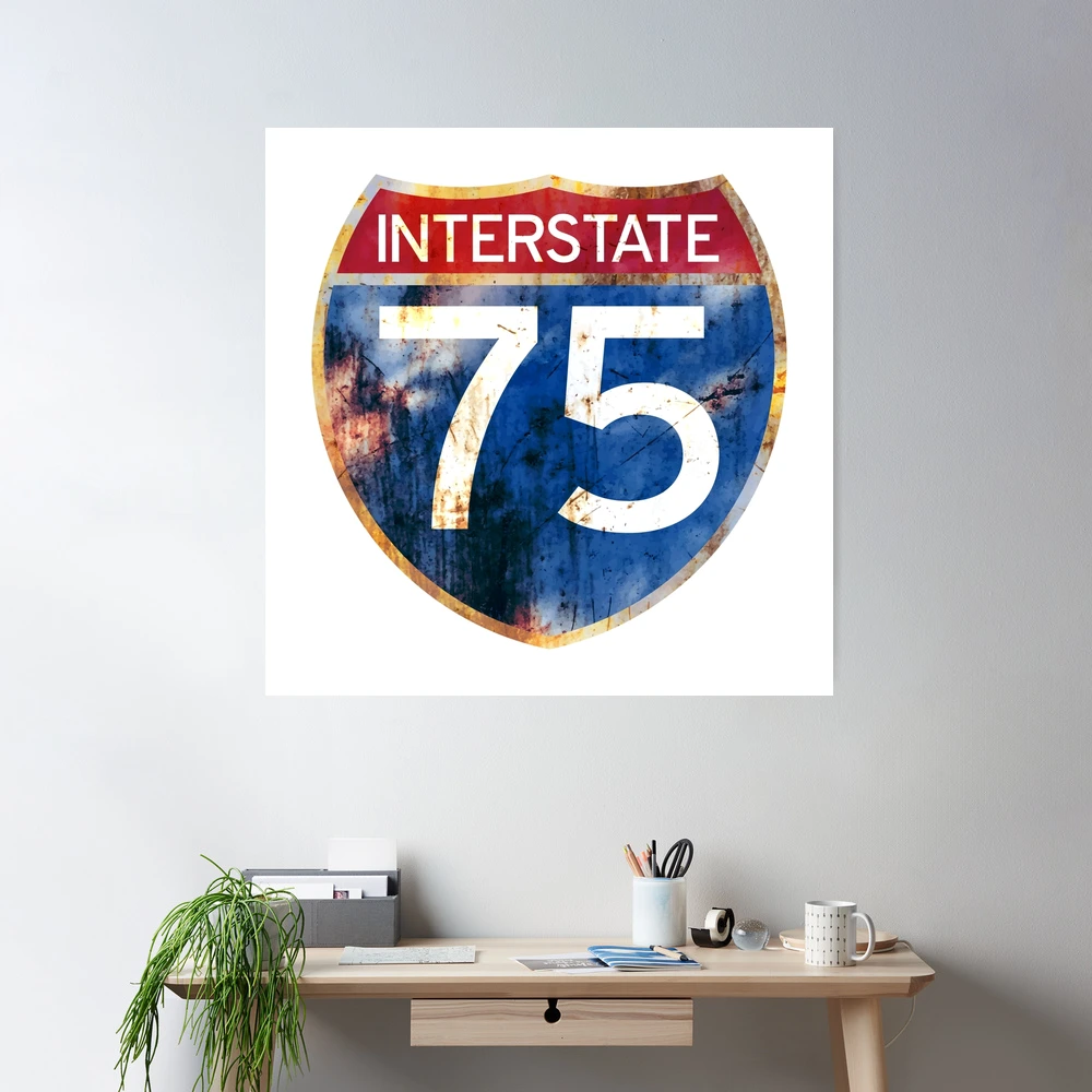 USA INTERSTATE75看板 0 Sign I-75 north USA INTERSTATE75看板