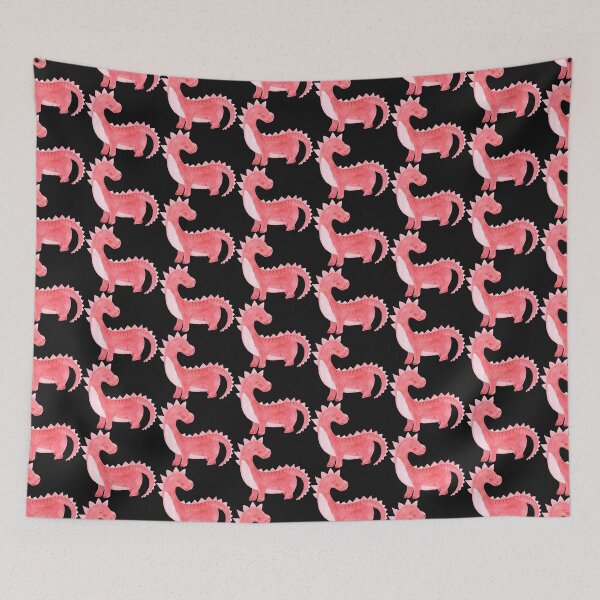 Item preview, Watercolor Pink Dinosaur designed and sold by DearSunny.