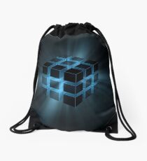 Cube Drawstring Bag