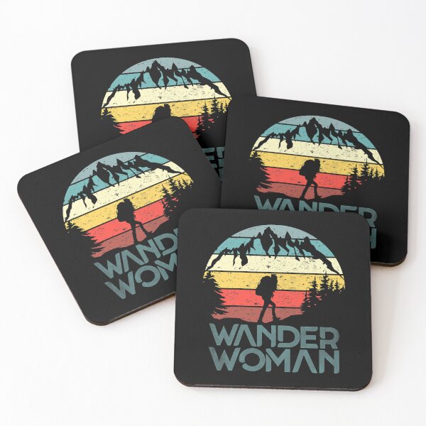 Item preview, Wander Woman Hiking Mountaineering Women Hike Ladies designed and sold by BennetJaco.