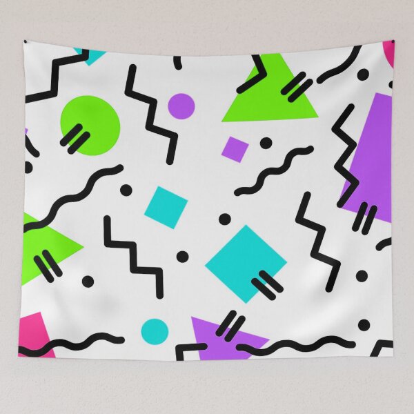 Item preview, Memphis Style Geometric designed and sold by TotallyRetroArt.