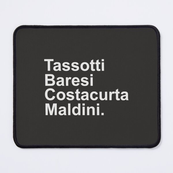 Item preview, AC Milan Best Defender - Tassotti, Baresi, Costacurta, Maldini designed and sold by FootballJerseys.