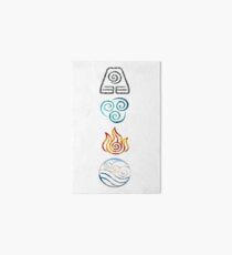 Avatar the Last Airbender Element Symbols Art Board
