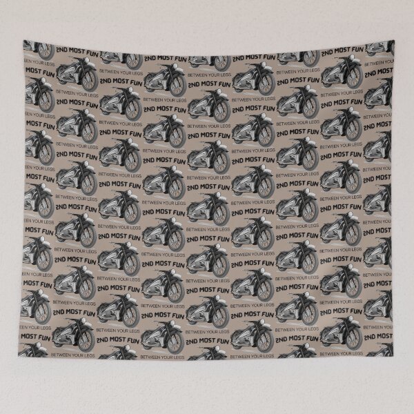 Item preview, 2nd Most Fun Motorcycle Between Your Legs   designed and sold by clothingstoreJK.