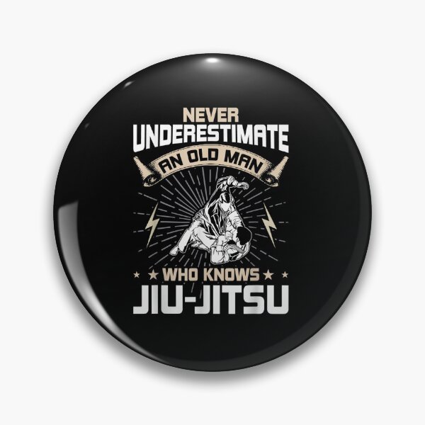 Item preview, Never Underestimate An Old Man Who Knows Jiu Jitsu designed and sold by eggenbergdi.