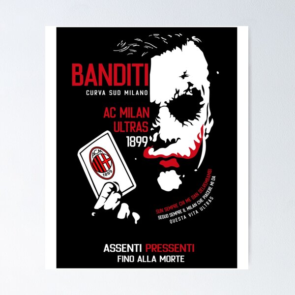 Slogan: Ac Milan Poster by PODS