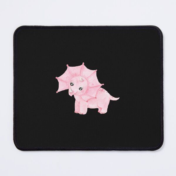 Item preview, Watercolor Pink Triceratops Dinosaur designed and sold by DearSunny.