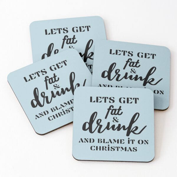Item preview, Blame it on Christmas - Funny Christmas Holiday drunken Quotes   designed and sold by clothingstoreJK.