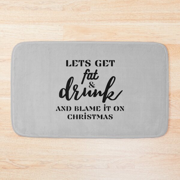 Item preview, Blame it on Christmas - Funny Christmas Holiday drunken Quotes   designed and sold by clothingstoreJK.