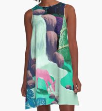 Das flüsternde Wasser von Eventide Vale A-Linien Kleid