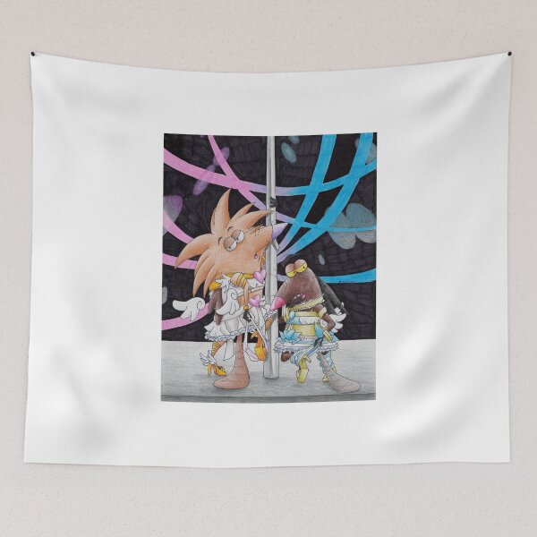 Item preview, Funny Gift Angry Cartoon Tv Series Beavers Retro Wave designed and sold by LeeShort.