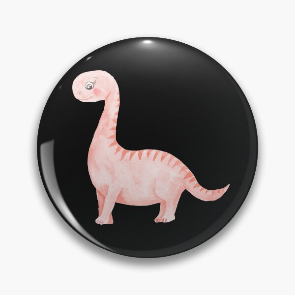 Item preview, Watercolor Peachy Dinosaur designed and sold by DearSunny.