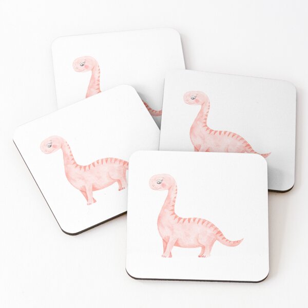 Item preview, Watercolor Peachy Dinosaur designed and sold by DearSunny.