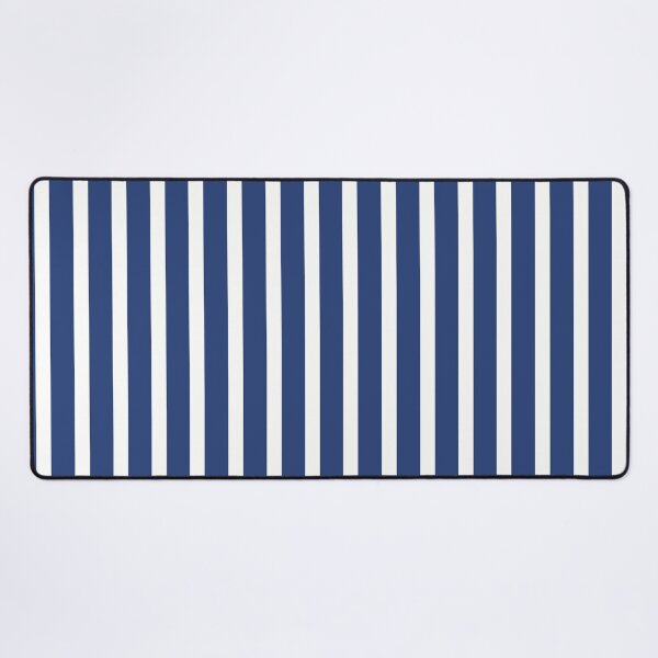 Item preview, Motif nautique à rayures bleu marine et blanc designed and sold by S Cube Design.
