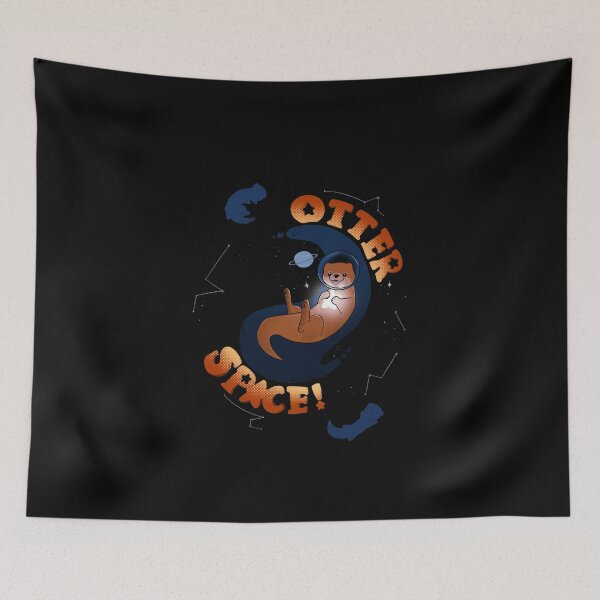 Item preview, Otter Space, Funny Otter, Otter Gifts, Astronaut, Outer Space, Space T-Shirt, Space Gift, Otter Cosmonaut designed and sold by Mossysplashart.
