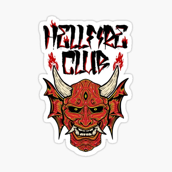 Hellfire D&D Club Die Cut Sticker, LookHUMAN