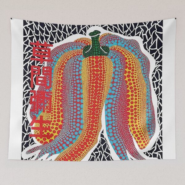 Item preview, Yayoi Kusama - Rainbow Pumpkin designed and sold by maximodolphshop.