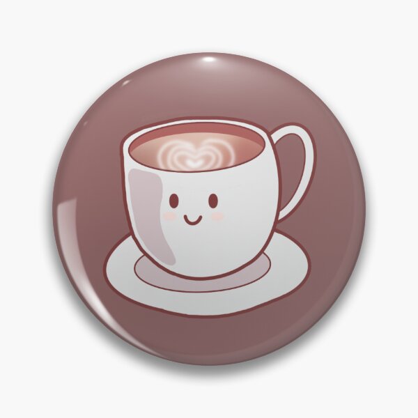 Item preview, Cute and adorable coffee cup! latte design, cartoon coffee art. designed and sold by sqshmallowsart.
