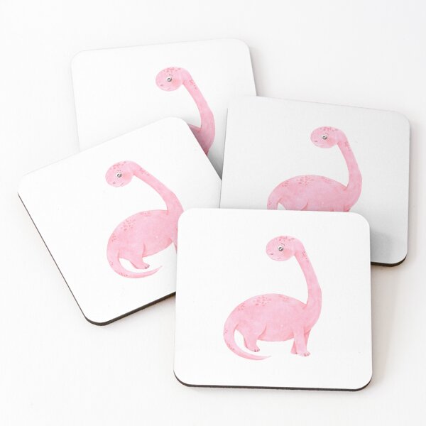 Item preview, Watercolor Pink Dinosaur designed and sold by DearSunny.