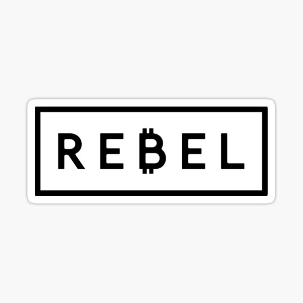 Item preview, Bitcoin Rebel designed and sold by TheBitcoinStore.