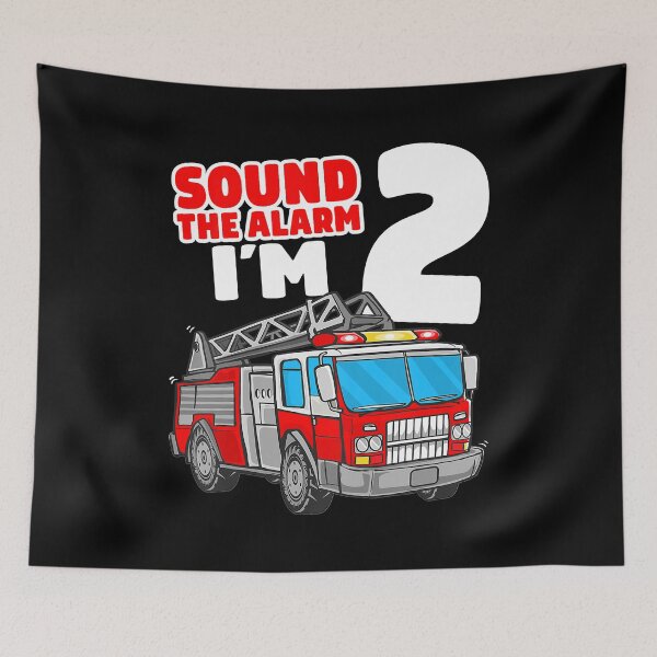 Item preview, Fire Truck 2 Year Old Firefighter 2nd Birthday Boy Toddler designed and sold by MalloWilli.