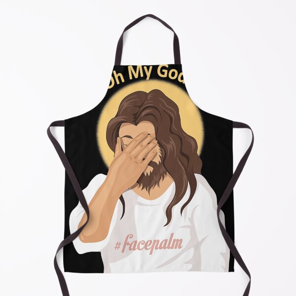 Item preview, Jesus, Facepalm, Atheist , Oh My God designed and sold by nedrae.