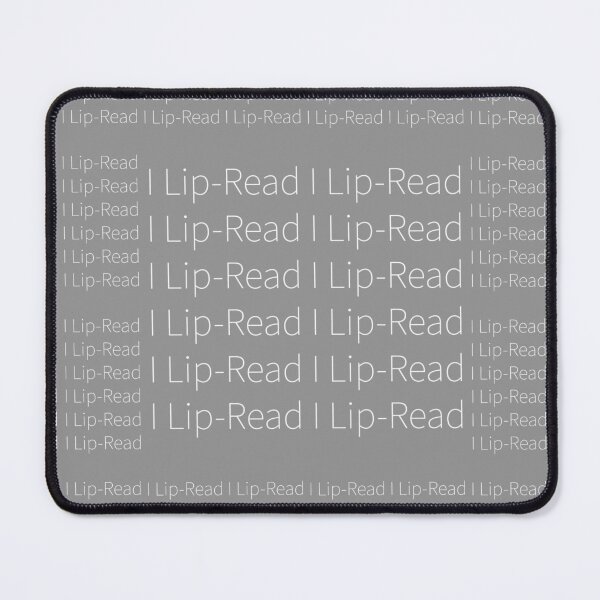 Item preview, I Lipread for Lipreading, Lipreaders, Deaf/deaf people by Jenny Meehan  designed and sold by Jenny Meehan Art Prints and Patterns  .