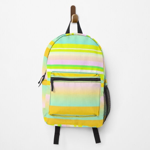 Item preview, Pastel summer color palette striped (summer style) designed and sold by lausn.