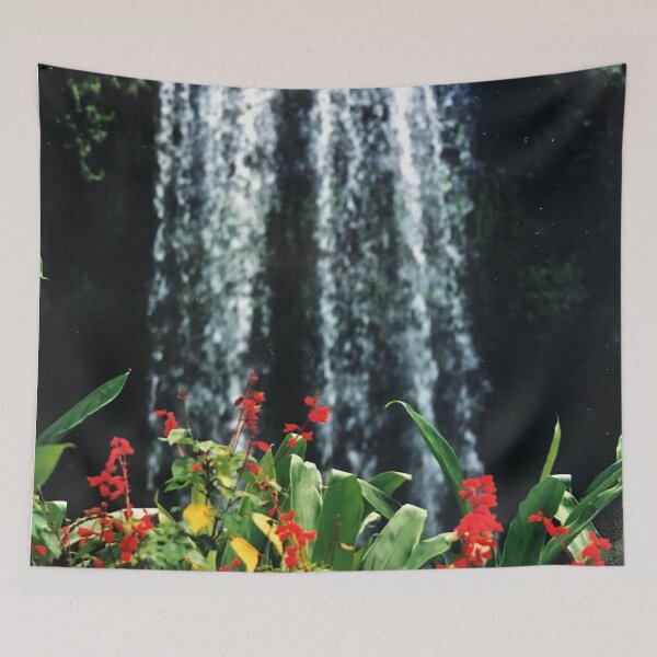 Item preview, Waterfall with Flowers in the Foreground designed and sold by Moonbeamdesignz.