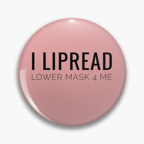 Item preview, Deaf Awareness in Coronavirus Pandemic I Lip Read designed and sold by Jenny Meehan Art Prints and Patterns  .
