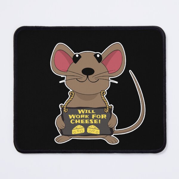 Item preview, Funny mouse cheese lover designed and sold by Fran Fryberg.