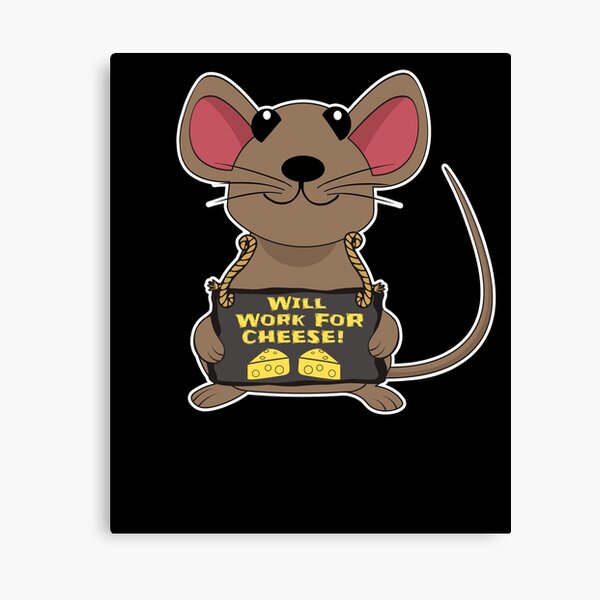 Item preview, Funny mouse cheese lover designed and sold by Fran Fryberg.