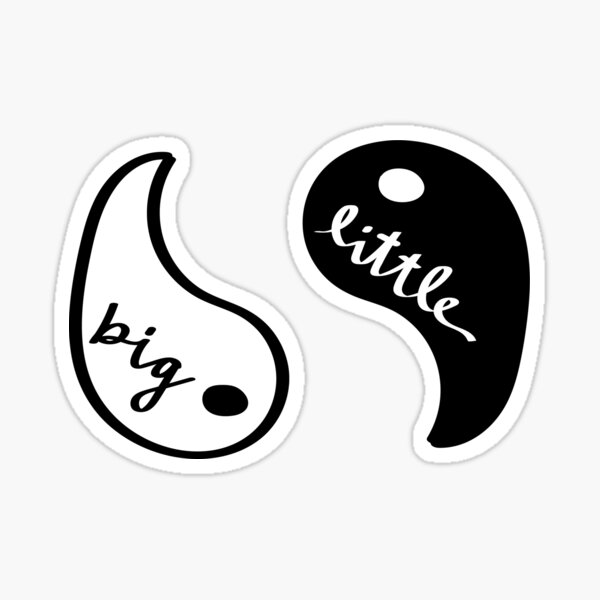 Big And Little Stickers for Sale