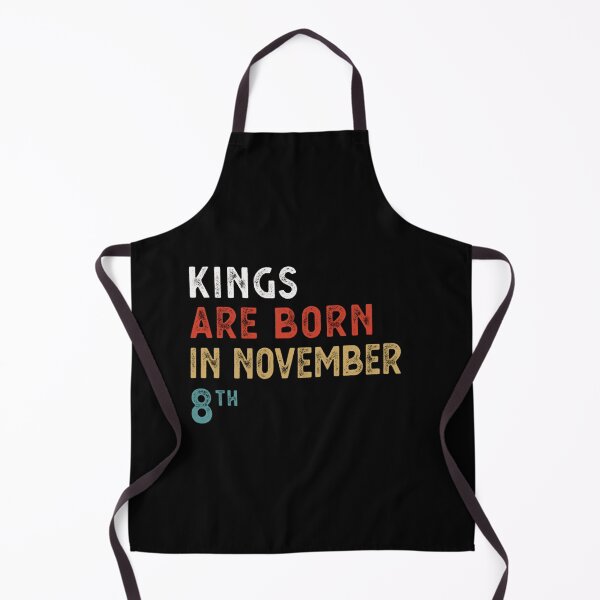 Item preview, KINGS ARE BORN IN NOVEMBER 08 TH VINTAGE RETRO BIRTHDAY GIFT designed and sold by sobriowslen.