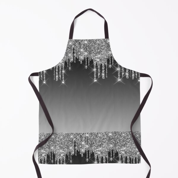 Item preview, Silver Gray Glitter Dripping designed and sold by TrendyGlitter.