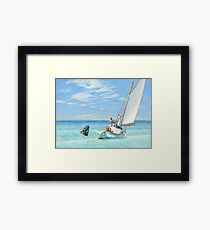 Ground Swell Oil Painting by Edward Hopper Framed Print